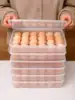 1pc 30 Grid Clear Egg Storage Box, Clear Egg Storage Box Dispenser Plastic Egg Holder For Refrigerator 1