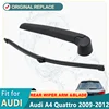 16" Rear Wiper Blade and Arm For Audi A4 Quattro Audi allroad A4 B8 Windscreen Rubber 2009 2010 2011 2012 2013 2014 2015 2016 1