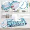 2 Pack Portable Refillable Baby Wipe Dispenser - Reusable Travel Wet Wipe Pouch for Easy Diaper Changes On-the-Go! 2