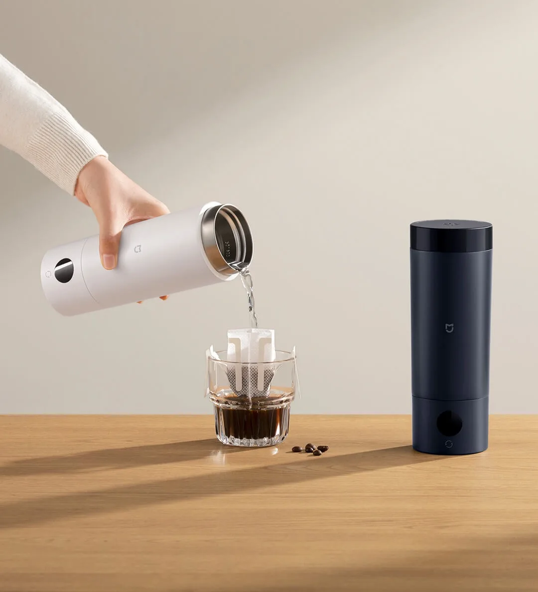 XIAOMI Mijia electric kettle 2 Thermos Cup Fast Water Boiler 350ml Smart Temperature Insulated Kettle Travel-CN