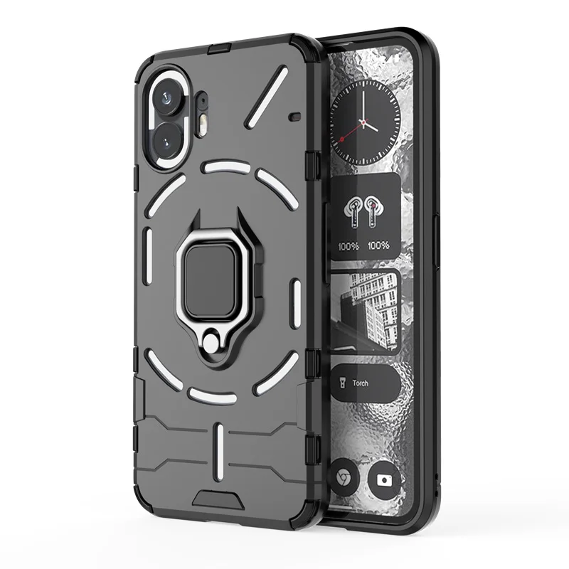 Magnetic Phone Case with Ring Stand and Bracket Holder