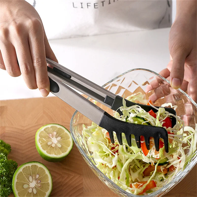 Spaghetti Tongs Silicone Noodle Pasta Food Clip Pasta Scoop Colander Egg White Separator Drain Spoon Kitchen Tools