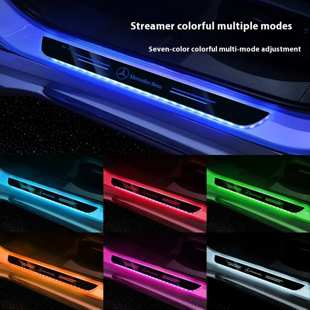 Mercedes LED Door Sill Lights 2
