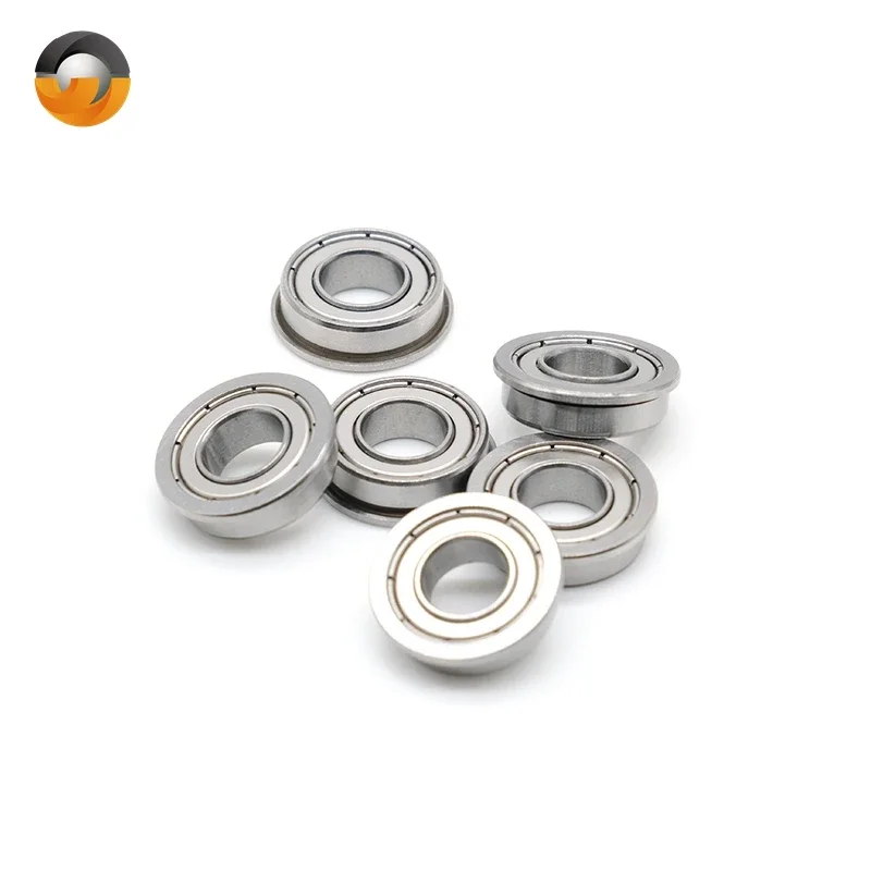 

10 Pcs Flanged Radial Ball Bearings F688ZZ 8x16x5mm ABEC-7 Metal Steel Double Shielded Flange Ball Bearing