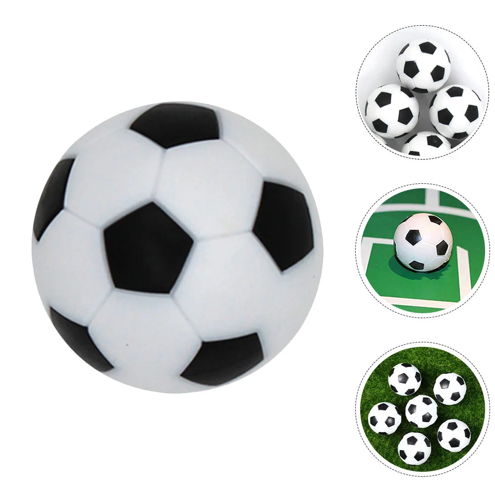 6 Pcs Mini Table Football Accessories Balls Foosball Replaceable Soccer Desk Game Footballs Adult