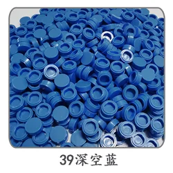500 - Piece Round Tile Set for Mosaic Art and Creative Building (39 Dark Blue)