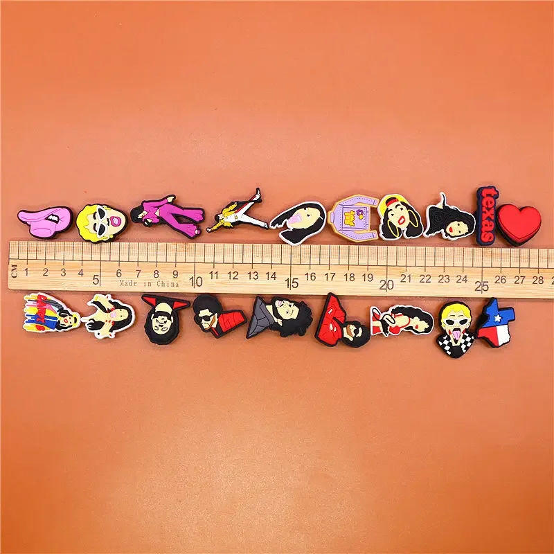 1 Piece Hip Hop Designer Shoe Clip Charm - Selena Style Décor Accessory
