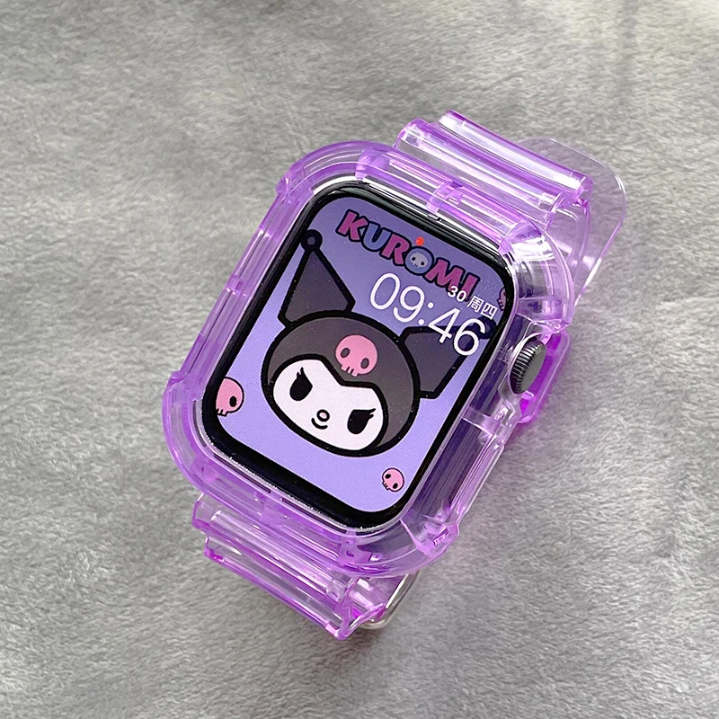 Transparent Silicone Bracelet with Protective Case