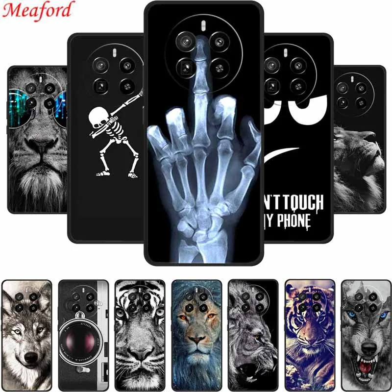For Realme 12 Pro Plus Case Black Silicone Soft Back Cover Case For Realme 12 Pro Phone Case Realme12 Pro Plus 6.7" Funda Coque
