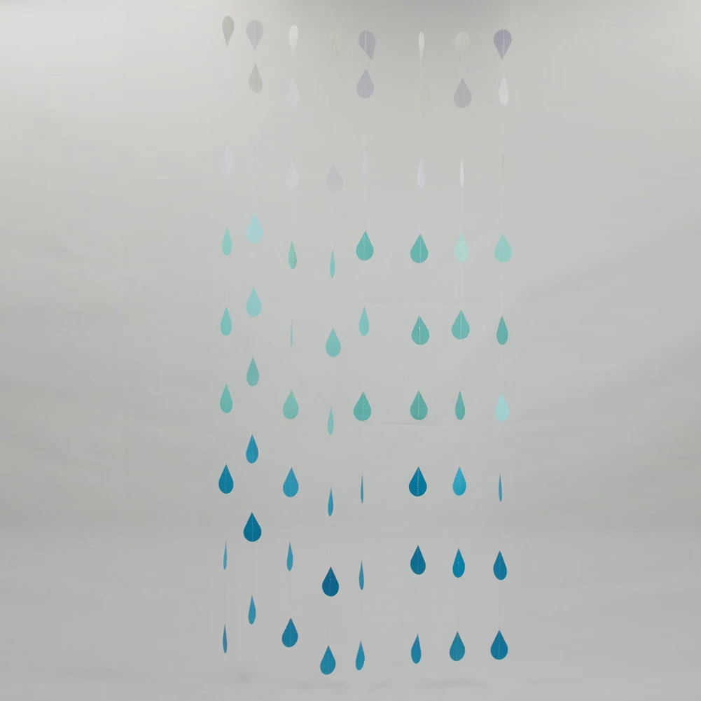 Wedding Raindrop Decoration Drip drop String Graduate Banner Birthday