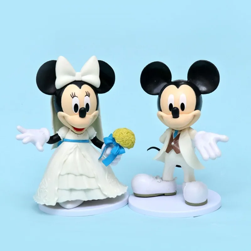 

Disney Figurine Anime characters Mickey Minnie Desktop Trendy Ornaments with Exquisite Cute Style for Children's Birthday Gifts