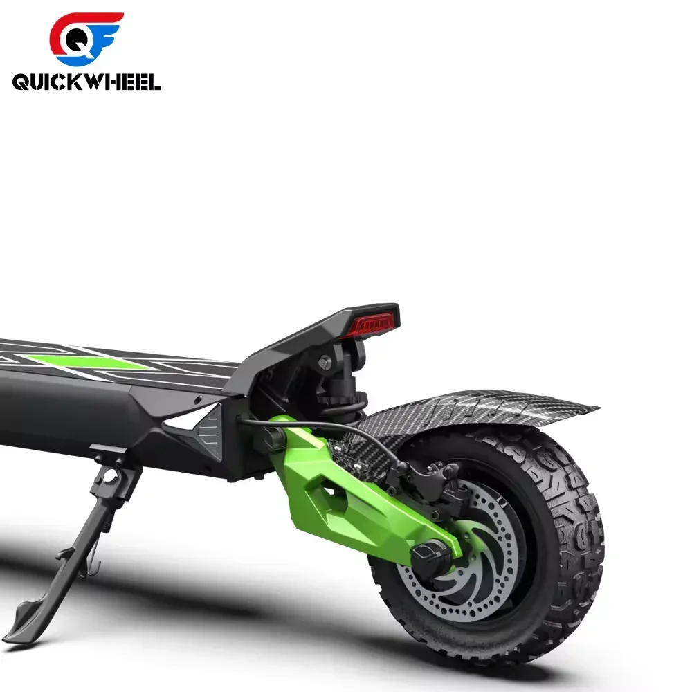 Escooter Powerful S6 2000W 52V 18AH Dual Motor 10 inch tyres Electric Scooter Max speed 70km/h Max range 70km