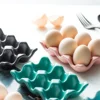Kitchen Supplies Egg Tray Egg Rack Household Ceramic Tableware Supplies Egg Tray Egg Tray Pink 3