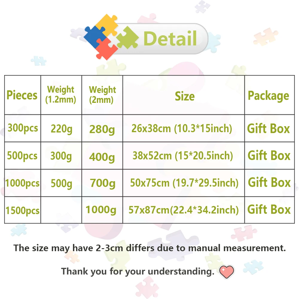 Cartoon Planet Custom Jigsaw Puzzle Children's Puzzle Toy 500/1000/1500 Cardboard Wooden Puzzle for Adults Montessori Puzzle 4