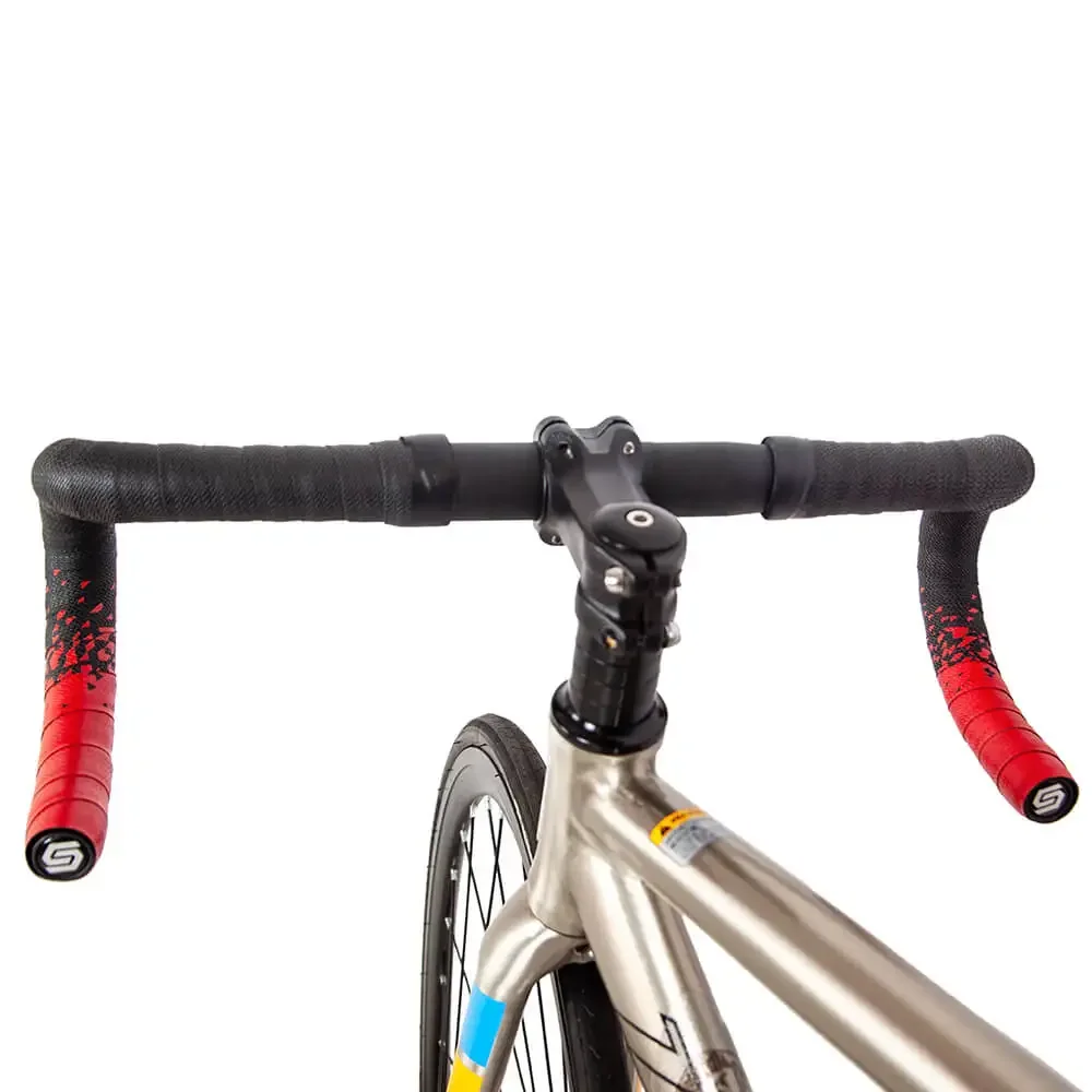Bike Handlebar Tape Road Bike Bar Tape Handlebar Tapes Triangular Gradient Pattern EVA/PU Soft Anti-Vibration Wrap Durable Speed Racing