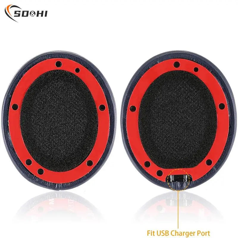 Cuscinetti Auricolari Di Ricambio Cuscino Per Beats Studio 2 3 Auricolari Wireless/Cablati Cuffie Cuffie Compatibili Bluetooth Custodia Morbida