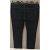Oversized plus Size jeans men's loose straight-leg Summer men's long pants 50 52 54 56 jeans Black Large size jeans 170KG 2