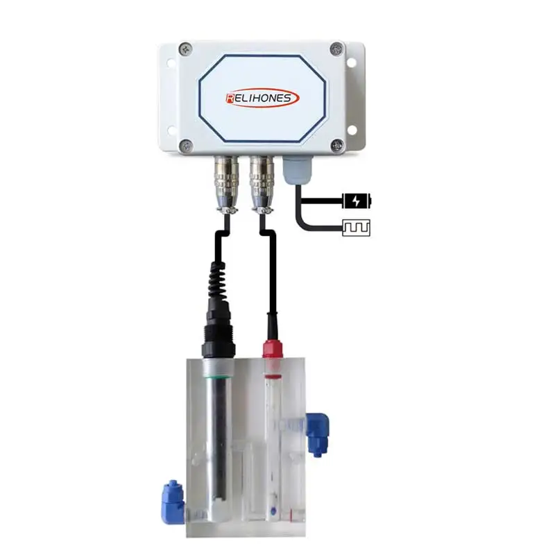 

Real Time Free Chlorine Transmitter Sensor FCL Residual Chlorine electrode probe Analog signal output 0-5V 4~20mA RS-485 MODBUS