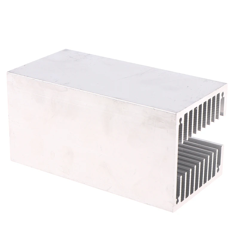 1PCS 40*40*100mm/50*50*100mm U-slot Triode High Power Aluminum Alloy Heatsink Heat Sink CPU Power Radiator
