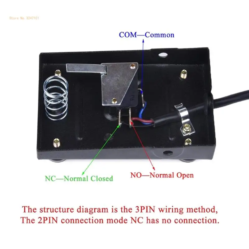 Momentary Foot Pedal for Petroleum Industry Sensitive Durable Dropship 3