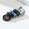Vinterly Tungsten Carbide Men Rings Anti-scratch 8mm Wide Line Jewelry for Male Luxury Unique Party Wedding Bands 2