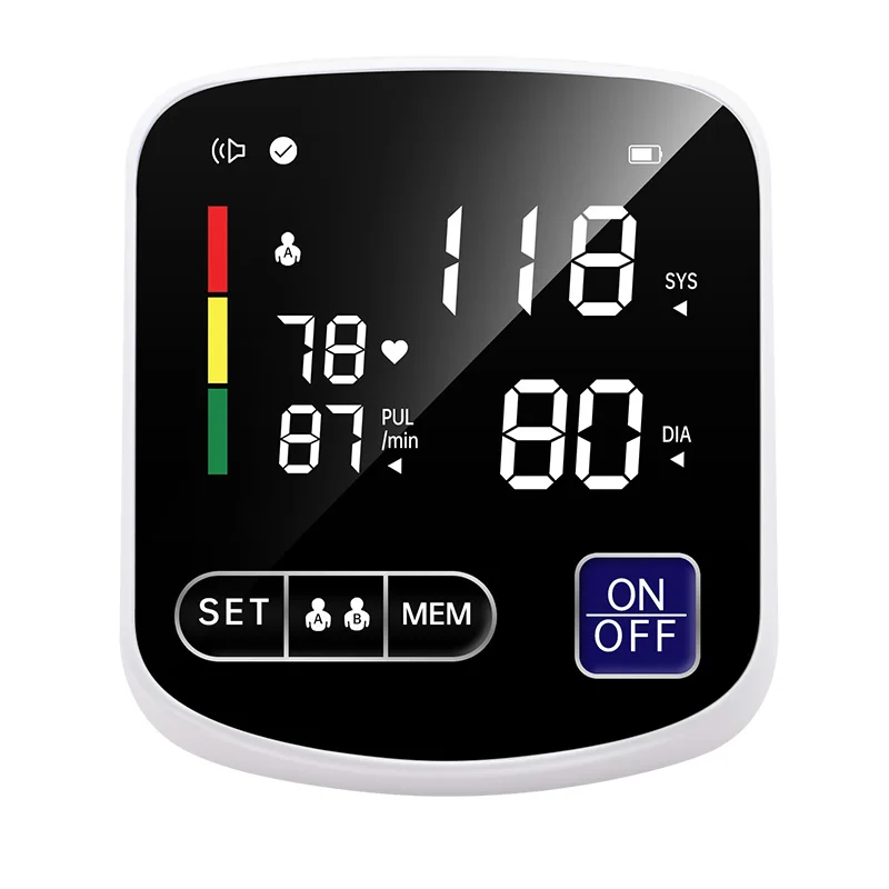 Medical Automatic Arm Blood Pressure Monitor Heart Beat Rate Pulse Meter Tonometer Sphygmomanometers digital tensiometers