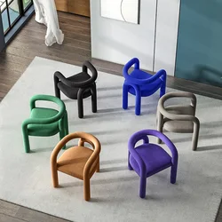 Sillón para sala de estar, sillón de ocio para habitación, mesa de uñas, muebles de salón, escritorio rosa