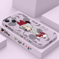 Coque Disney True Mickey Mouse Liquid Stores Rope pour Apple iPhone - Protégez et Personnalisez votre iPhone 15, 14, 13, 12, 11 Pro Max Plus, 8, 7, SE 4