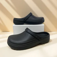 Sandales pour hommes avec semelles intégrées, confortables, légères, chaussures de travail imperméables pour chefs, chaussures d'infirmière pour femmes, pantoufles de jardin 6