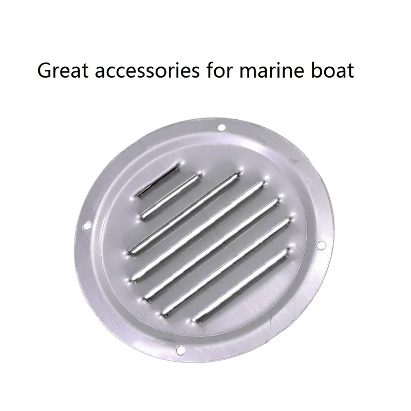 1PCS Round Louvered Vent Cover 316 Stainless Steel 4 inch 5 inch Mirror Polish Air Vent Cover For Marine Boat Hardware
