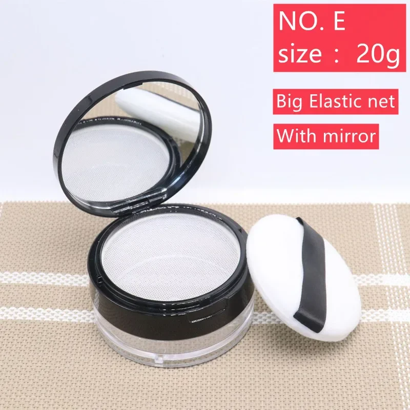 2 Stück 50 Ml Leere Puderbehälter Mit Sieb & Deckel - Transparente Kunststoffdosen Für Make-up | Reisegeeignet