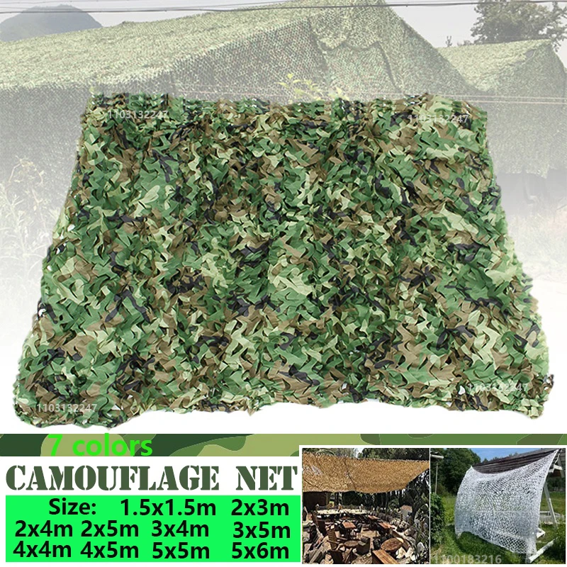 Military camouflage net pavilion camouflage net shade garden decoration 2x5m/3x4m/4x5m