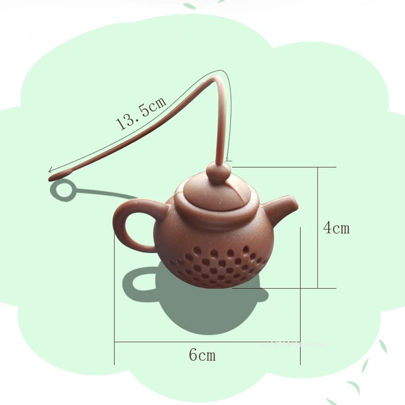 Silicone Teapot-shape Tea Infuser Repeatable Strainer Tea Bag Leaf Filter Diffuser Teaware Creative Gadget Teapot Accessories tea infuser tea strainer tea filter
