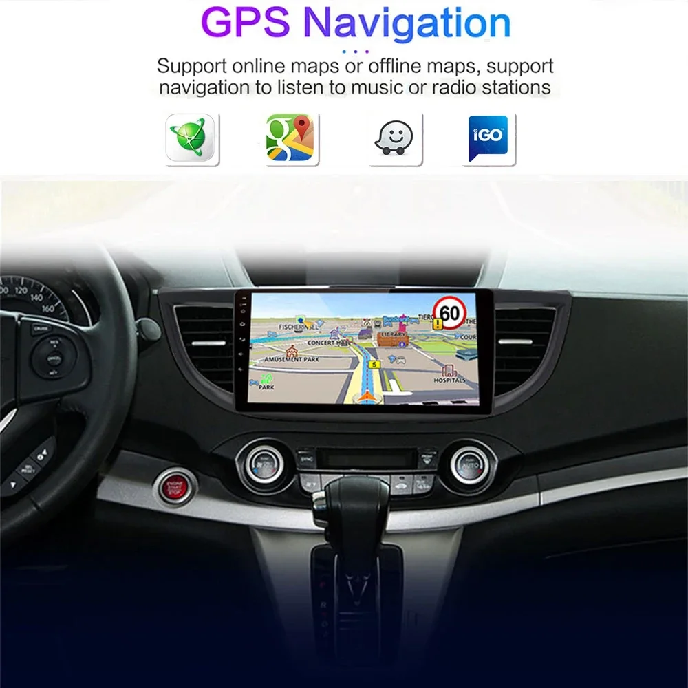 Android Auto Car Radio Carplay for Honda CRV CR-V 4 RM RE 2012- Multimedia Video Player 2din 4G GPS Navigaion Head Unit WIFI