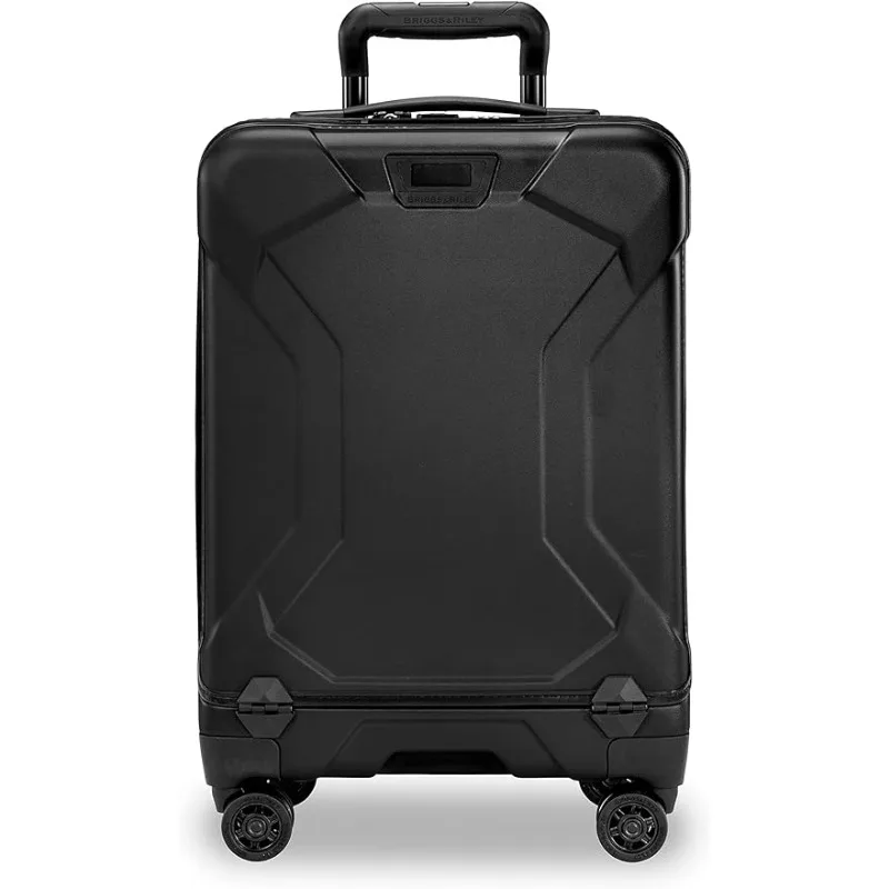 

Briggs & Riley Torq Hardside Carry On Luggage with Spinner Wheels 22 inch. USB Charging Port, TSA-Friendly Locks, Black