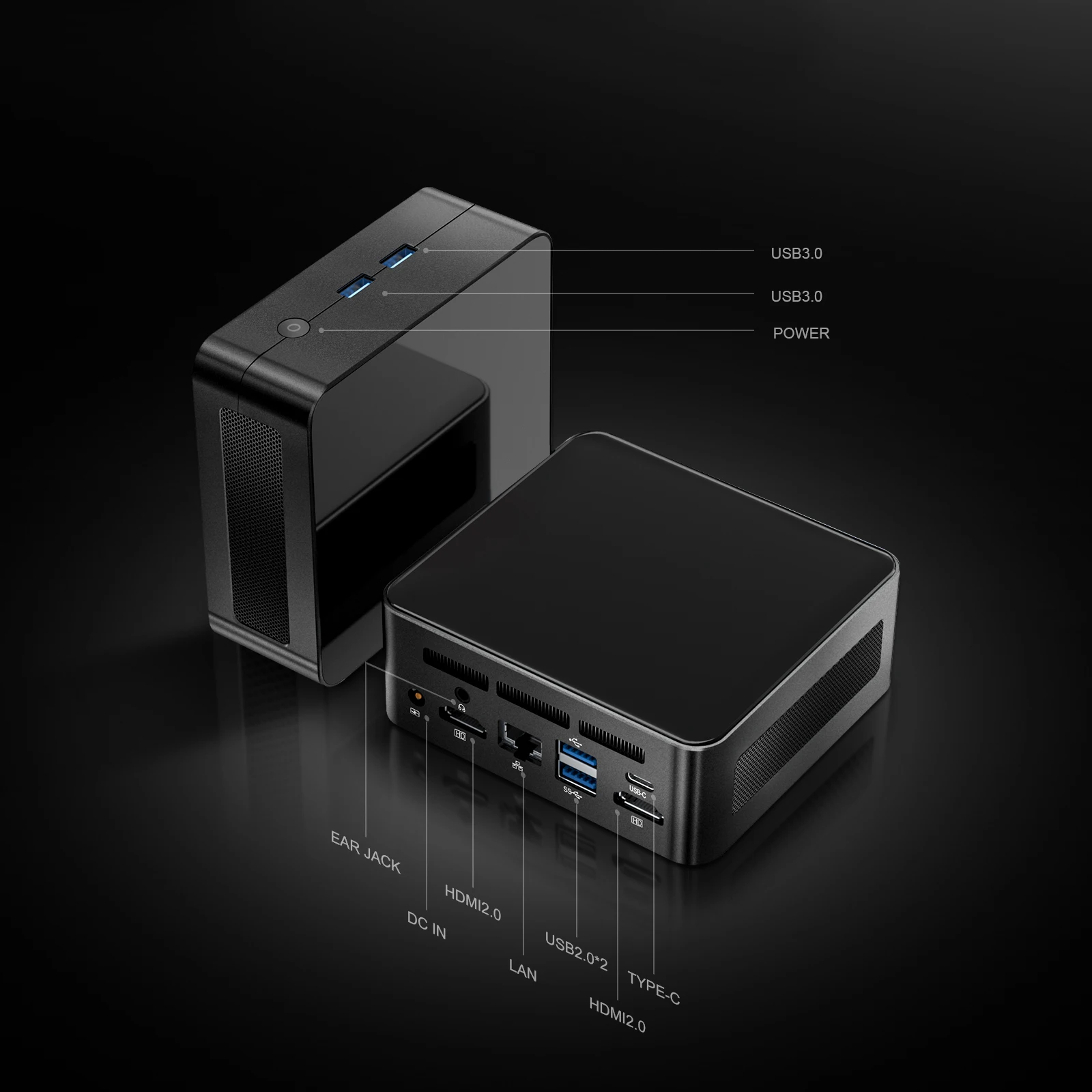 Chatreey AN2C Mini PC AMD Ryzen 5 3550H Gaming Desktop Computer