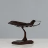 Bronze Challenger 350 Aircraft Plane Statue Figurine Airplane Sculpture for Home Decoration Collection 2