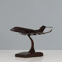 Bronze Challenger 350 Aircraft Plane Statue Figurine Airplane Sculpture for Home Decoration Collection 2