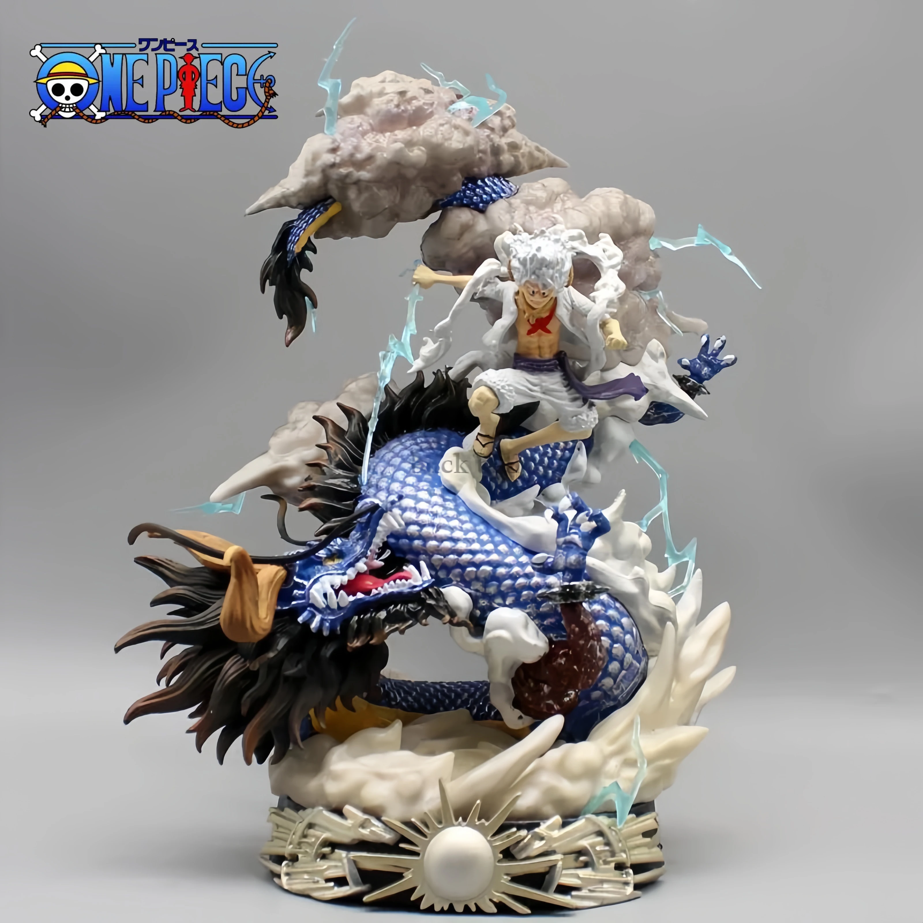 

One Piece Nika Luffy Vs Kaidou Anime Action Figure Four Emperors Gear 5 Sun God GK Statue Model Decoration Collection Toy Gifts