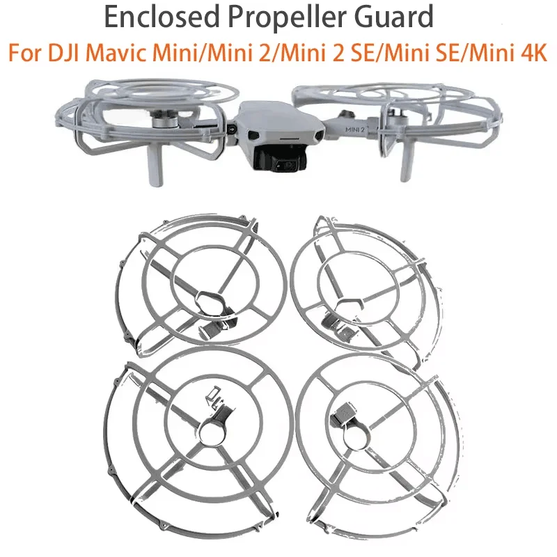 Fully Enclosed Propeller Guard for DJI MINI 2/SE Mavic Mini Drone Propeller 4726 Protector Props Wing Cover Accessories