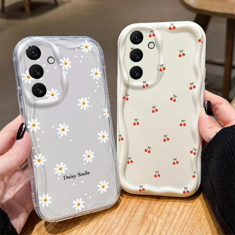 Daisy Flower Cherry Design Phone Case