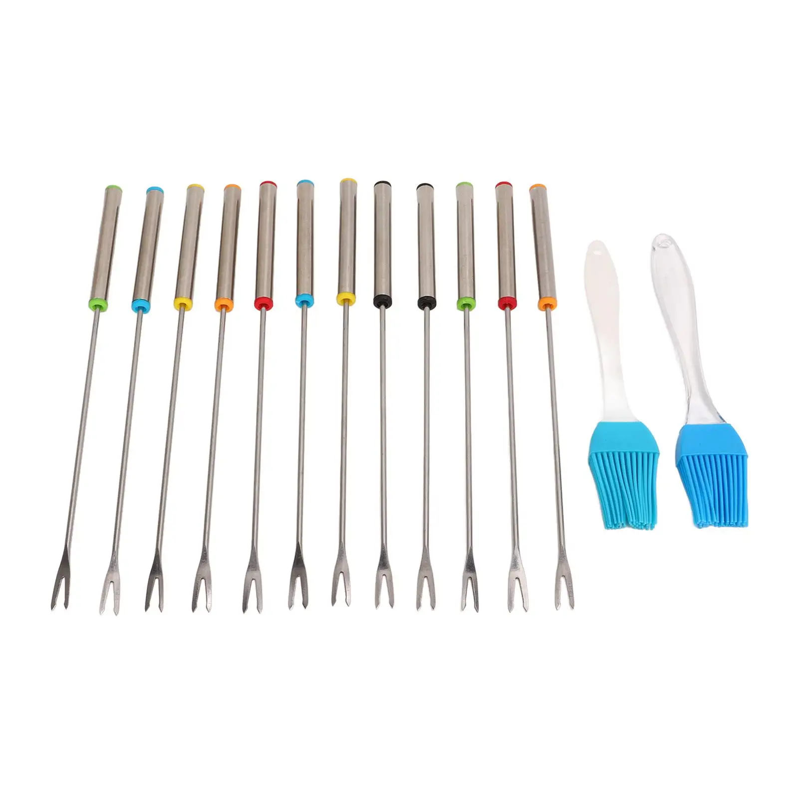 Smores Sticks Fondue Forks with Heat Resistant Handle for picnics
