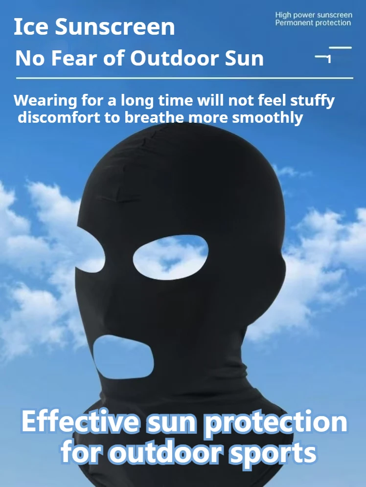 Unisex Breathable Cycling Face Mask - Ice Silk Fabric