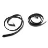 2pcs 51'' 1'' Equestrian Horse Riding Stirrups Belt Leathers with Stainless Steel/Red 2