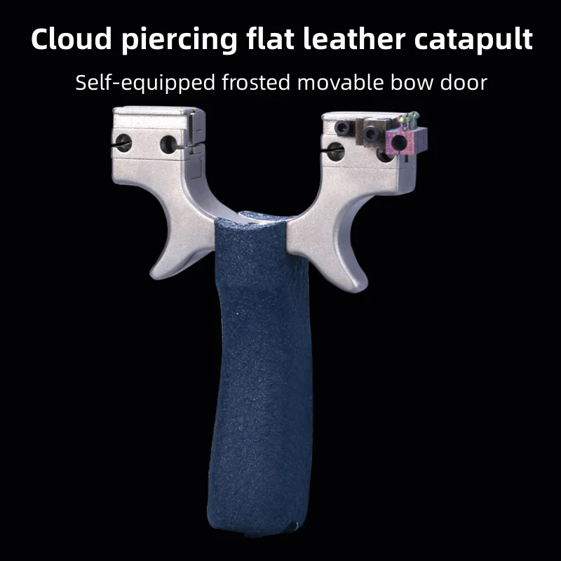 

Stainless Steel bow Head Slingshot Multi-Function Fast Stamping belt Circular Flat Rubber belt for outdoor Hunting and Shooting