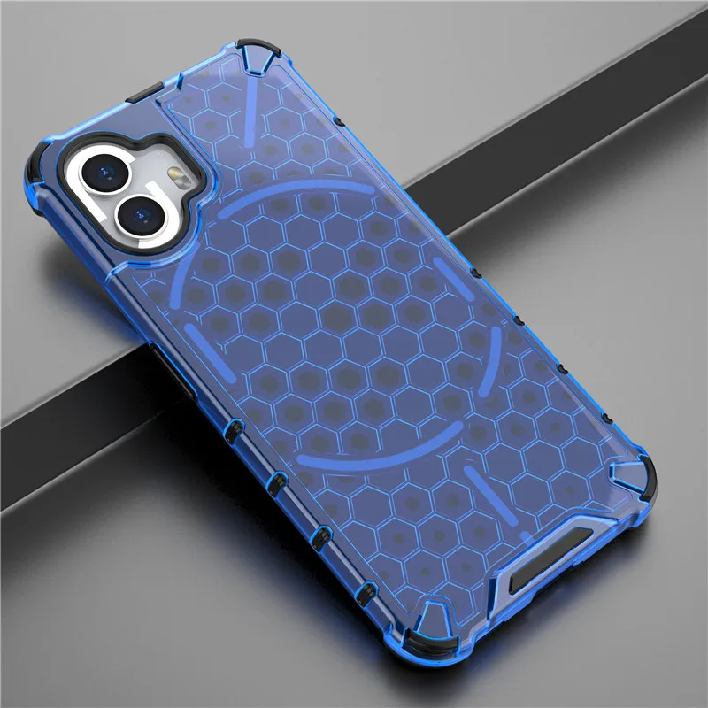 Shockproof Honeycomb Hard PC Protective Bumper Case, 6.7-Inch