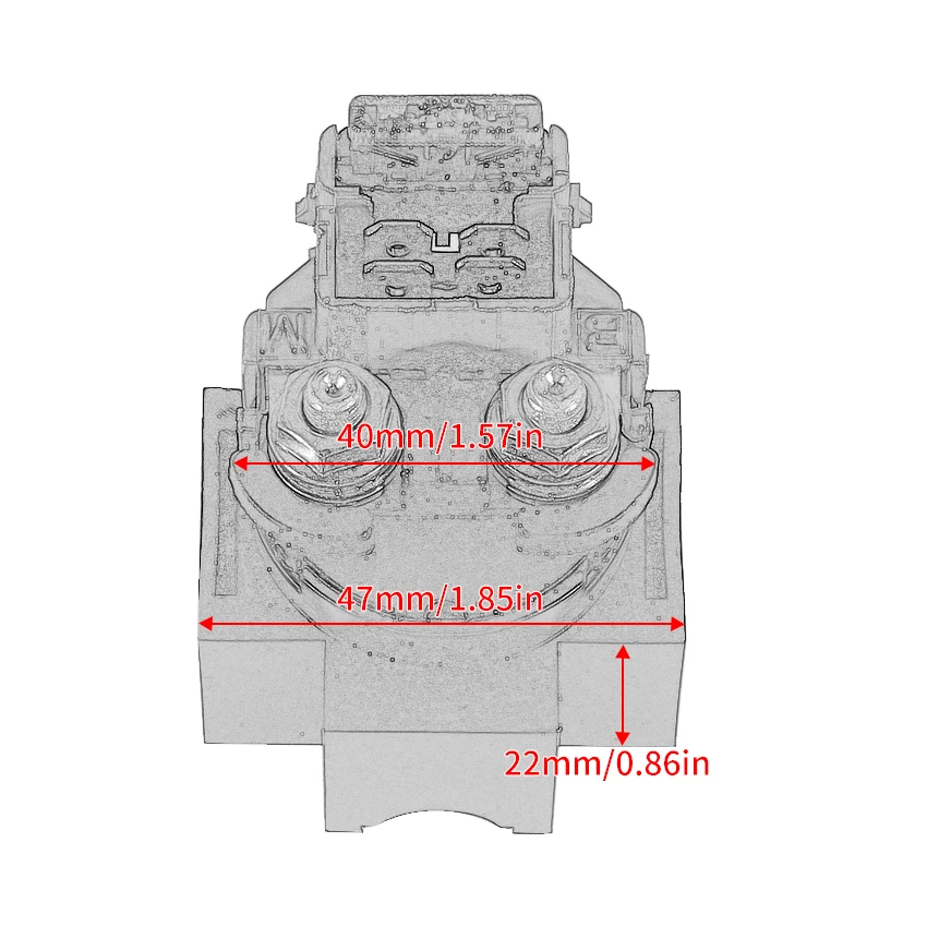 Motorrad-Elektrostarter-Magnet relais schalter für ATV PM 500 pm 650 rm-2 rm rm 200-2 OEM: 196ms-3708010 Zubehör – Detail 10