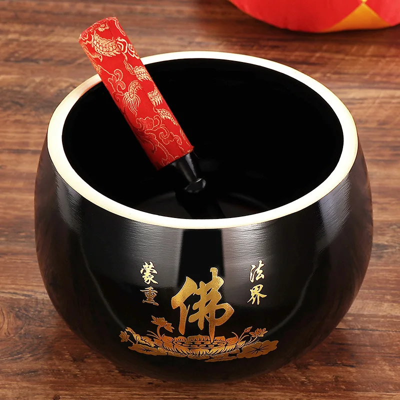 Creative Handmade Tibetan Singing Bowl Set, Brass Buddhist Artifacts, Decorative-Wall-dishes, Resonance Healing Meditation, 1Pc