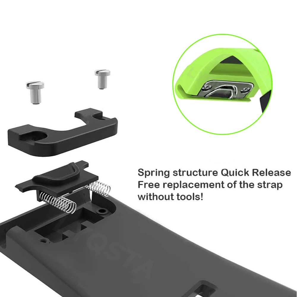 Silicone Quick Release Smartwatch Strap - Versatile Replacement Wristband