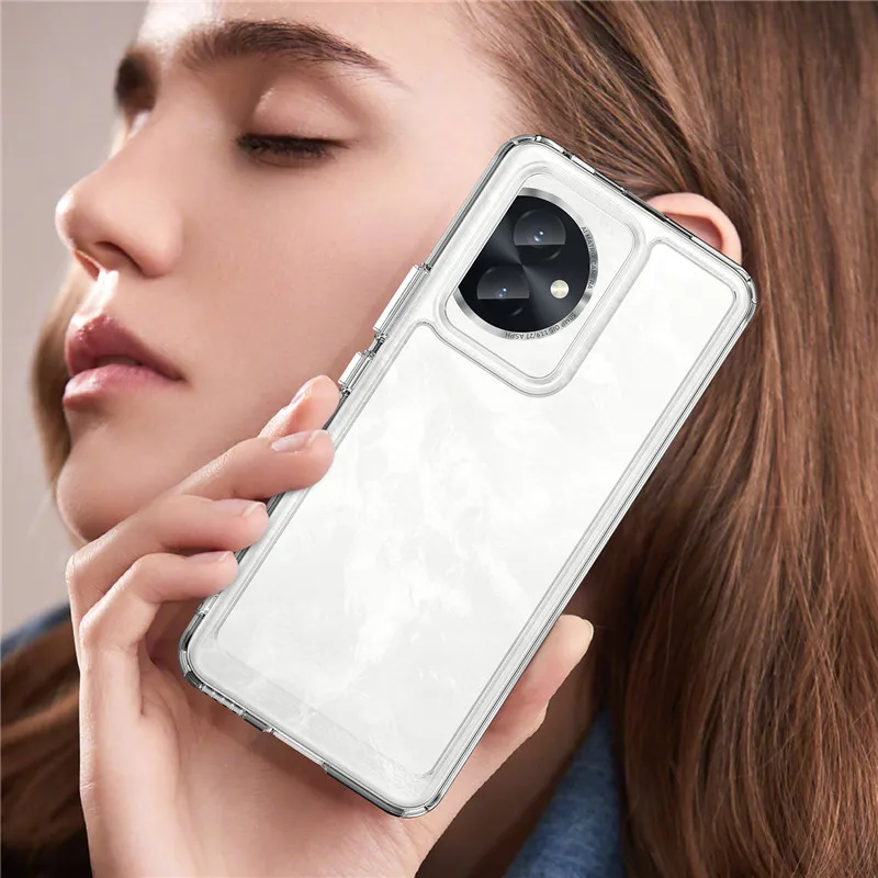 Per Honor 100 Case Honor 100 Pro 90 Lite Cover Tpu Border Acrilico Backplane Bumper Custodie Protettive Per Honor 100 Funda